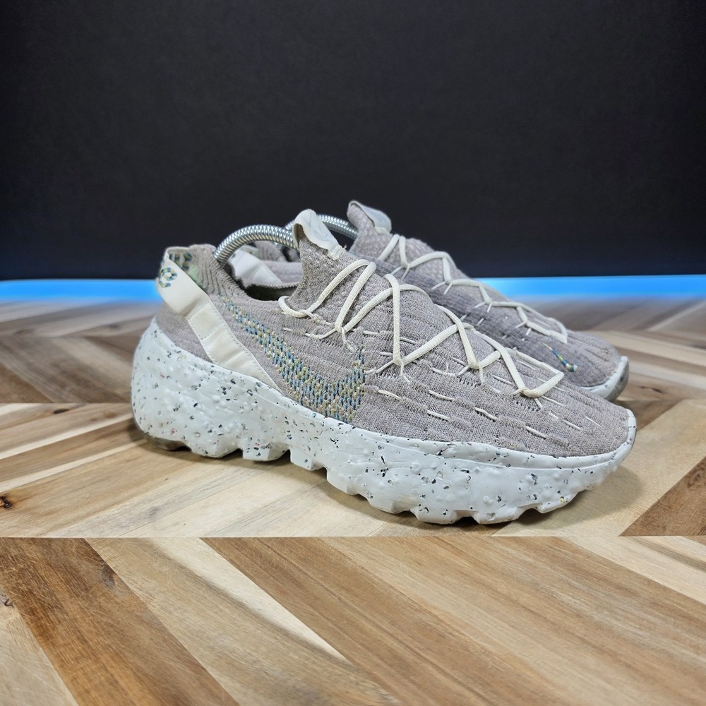 Nike Space Hippie 04 Women's 10 Gray Mean Green Recycled Shoes CD3476-103